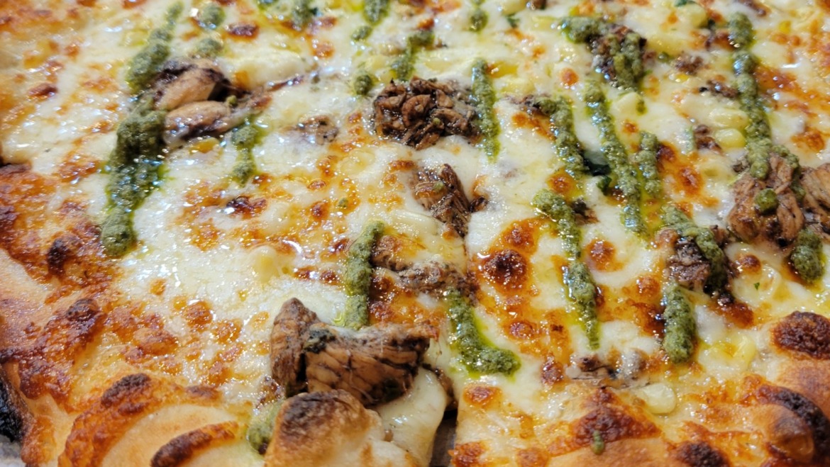 March Pizza Special: Cheeseburger Pizza